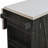 Outdoor Kitchen Island Fir Wood Kitchen Island with Stainless Steel Top-1313365871