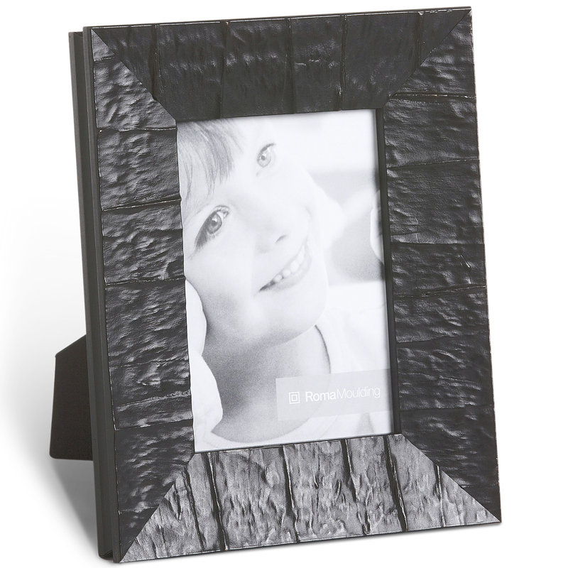 Cadre photo simple en bois, 4 po x 6 po, Cendre foncée