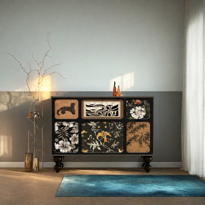 Armoire décorative française vintage pour vestibule