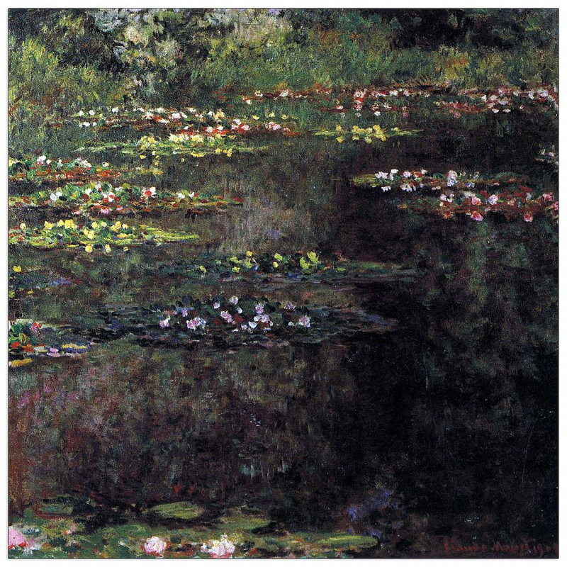 Claude Monet - Wrapped Canvas Painting, 70cm H x 70cm W x 1.8cm D
