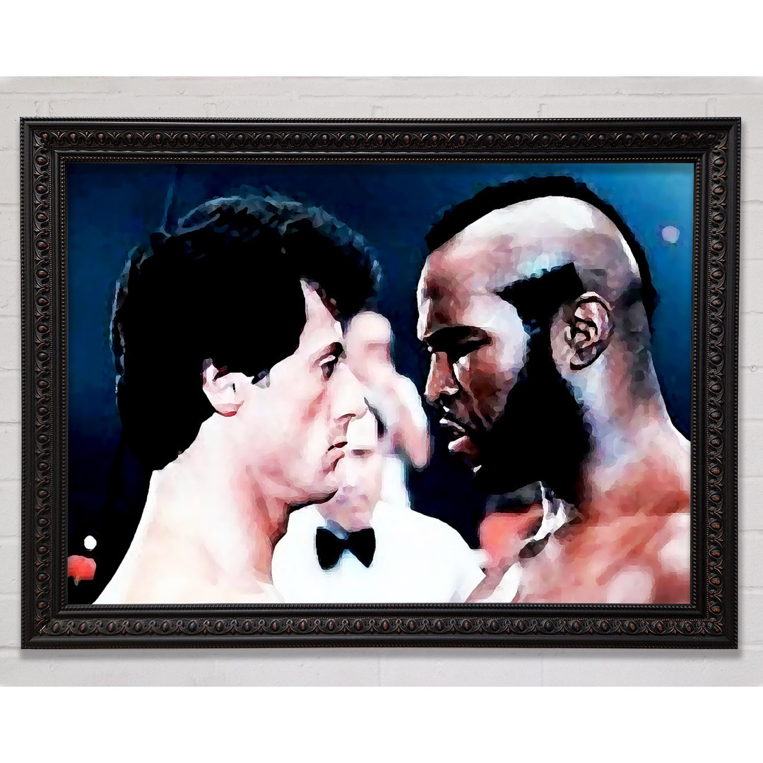 Rocky 3 The Face Off Mr T - Einzelne Bilderrahmen Kunstdrucke