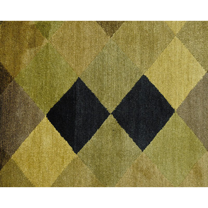 Argyle Wool Geometric Area Rug, Rectangle 9' x 12'
