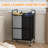 3 Section 3x40L Laundry Sorter Cart, Heavy Duty Laundry Basket with Lockable Wheels, 120L Large Rolling Laundry Hamper with Removable Bags for Dirty Clothes Storage
