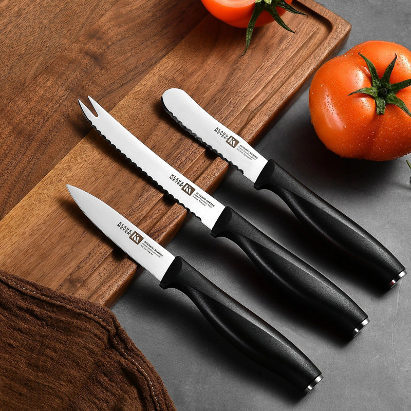 Klaus Meyer Acciaio 3 Piece Tomato/Spreader/Paring Knife Set