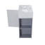 Meuble-lavabo mural avec lavabo en céramique et rangement à fermeture en douceur-597385676
