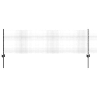 Vidaxl Fence With Posts Steel