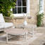 Aris Round Steel Outdoor Coffee Table - 98 cm W 98 cm D