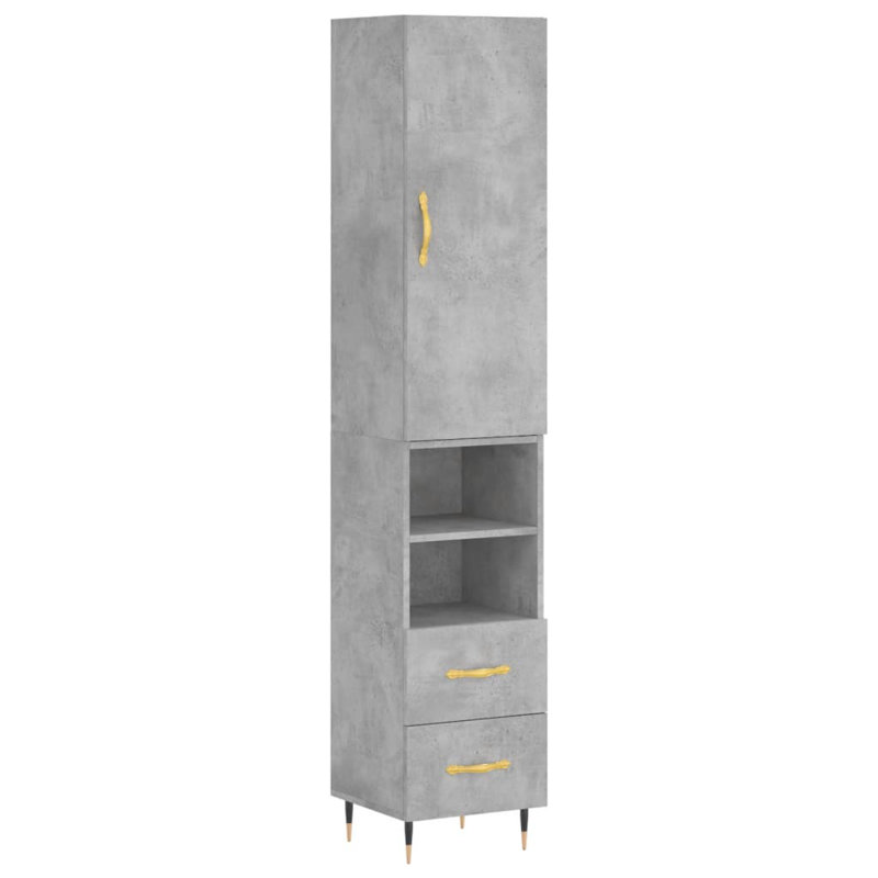Molines 34.5cm Sideboard, Stone Grey