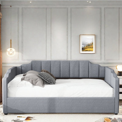 Beatrice Daybed With Underneath Storage And Vertical Striped Design by Lark Manor
