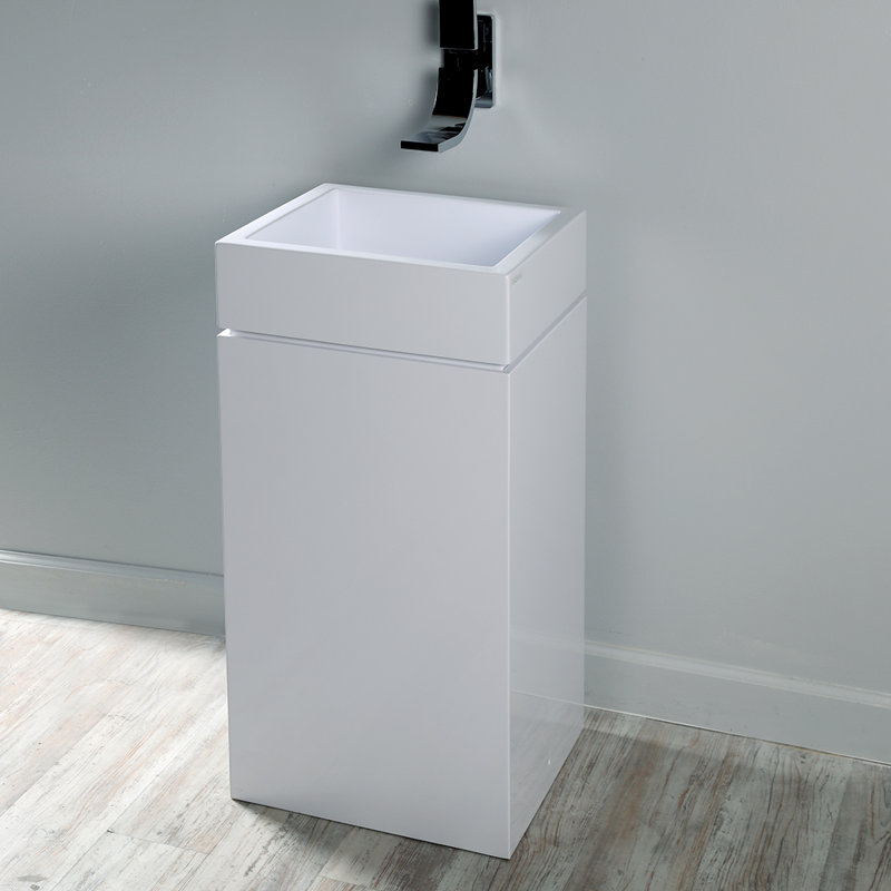 16'' W Vanity, Matte White