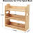 Three Layer Bamboo Spice Rack
