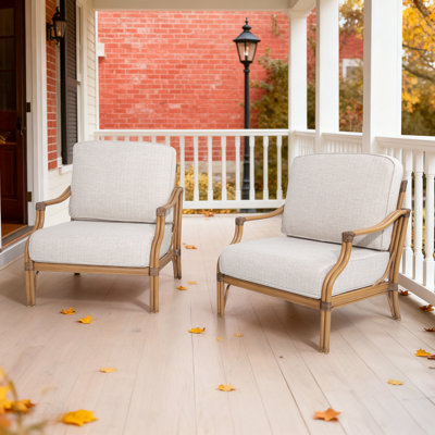 Arcadia Patio Aluminum Club Chairs Lounge Chairs With Cushions