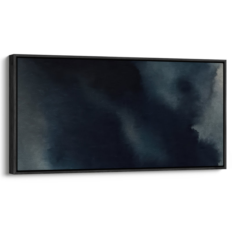 Très grand art mural rétro encadré pour art classique, Noir, H 30 po x l 60 po