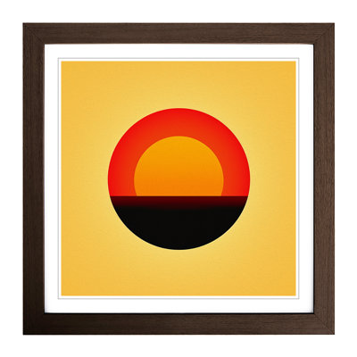 Sun Minimalism No.2 - Framed Print