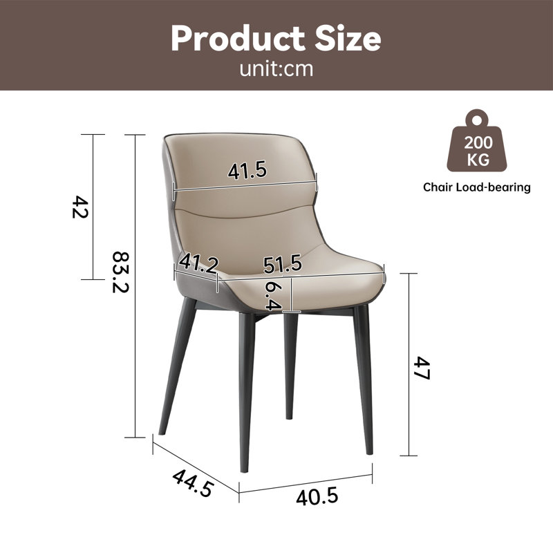 PU Leather Dining Chair Set