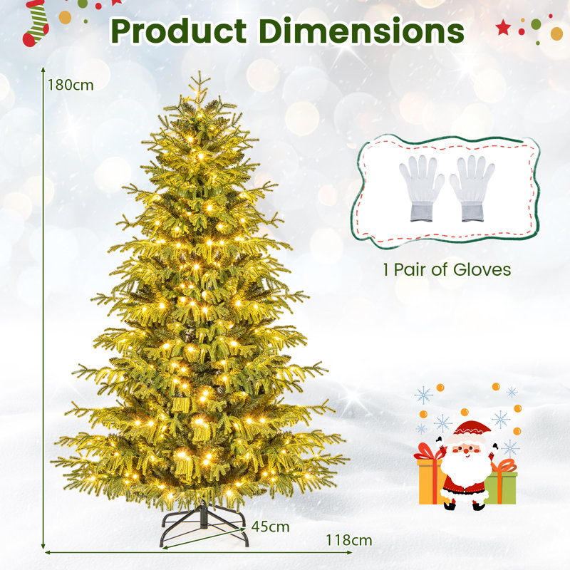 Lighted Artificial Christmas Tree