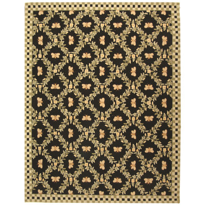Hand-Hooked Wool Southwestern Rug