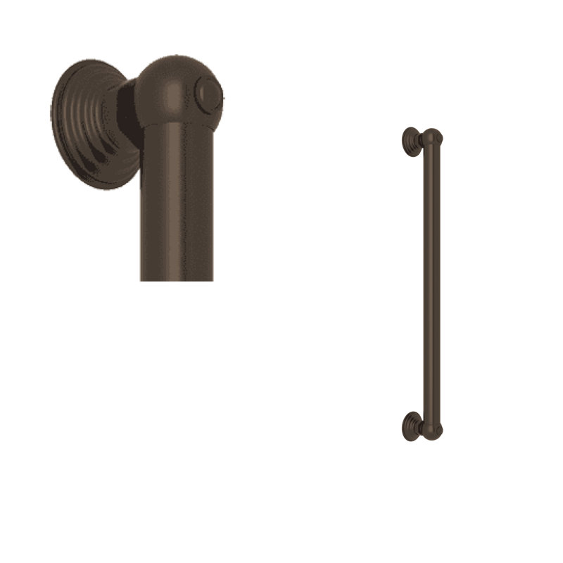 Spa Grab Bar, Tuscan Brass, 18" W