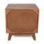 Table de chevet en bois avec trois tiroirs pour la chambre à coucher