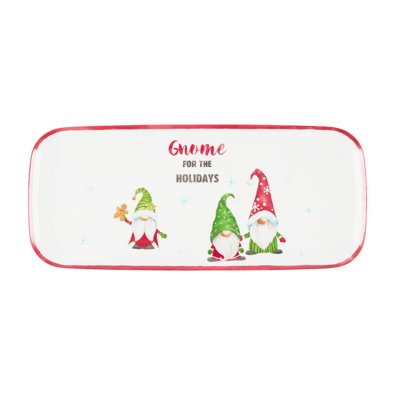2-Piece Gnomies 15" Tray