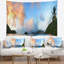 Paysage photographie plage coucher de soleil avec tapisserie de nuages-28483388