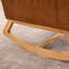 Chaise berçante décorative avec repose-pieds à haut dossier en bois d'hévéa-1197272506