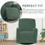 Housse pour fauteuil inclinable à coussins carrés/rectangulaires-971991226