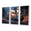 Pirate Ship Nightly Voyage III - Art mural pirate-634213913-634213916