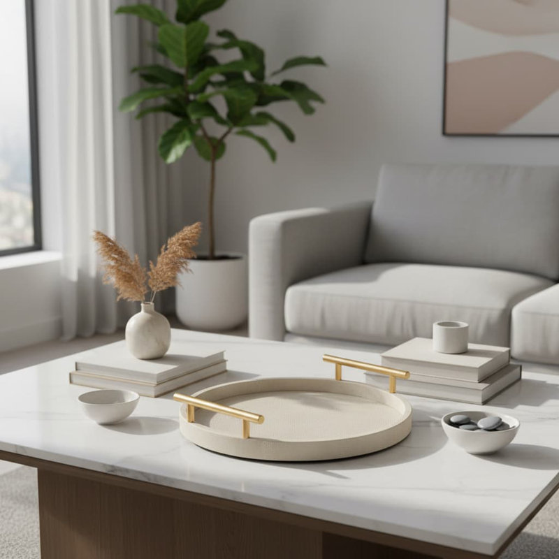 Tray, Ivory