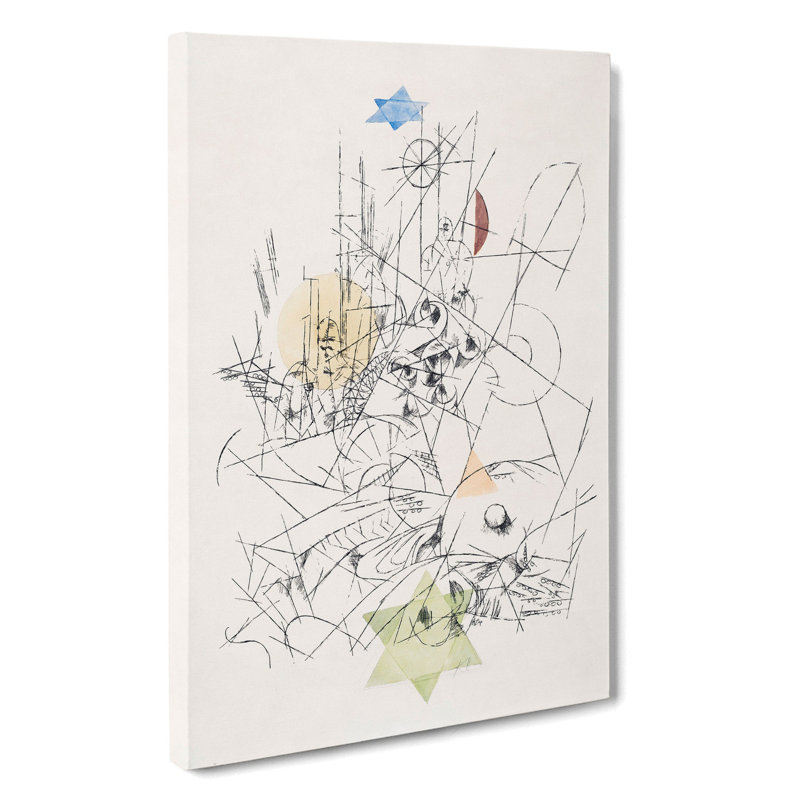 Hope And Destruction by Paul Klee - Wrapped Canvas Painting, 60cm H x 40cm W x 3cm D