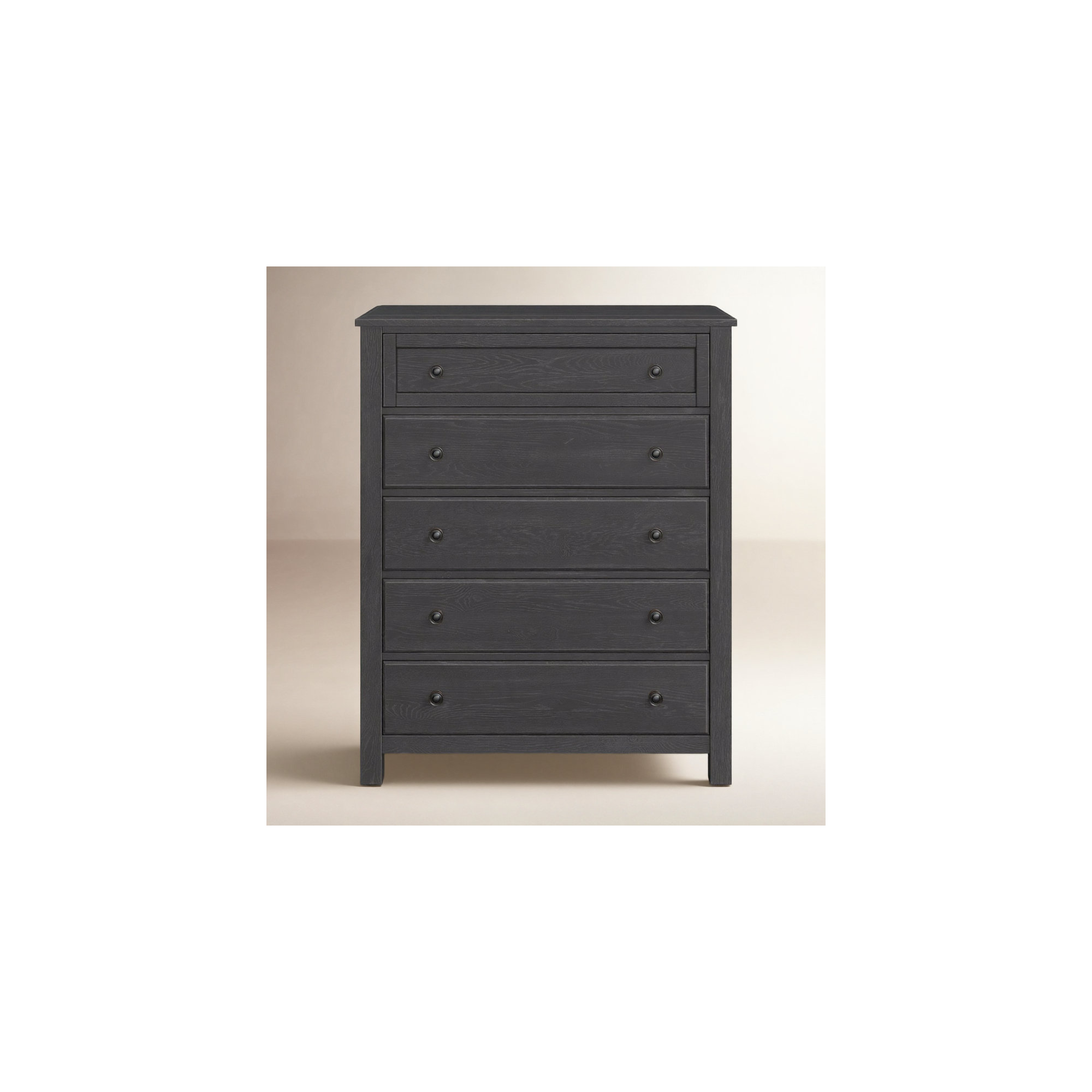 Lewin 5-Drawer Chest, Graphite