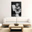 Funny Dog Reading Newspaper Contemporary Dog Wall Art Print 1 Piece Wrapped Canvas Wall Art-1634261346