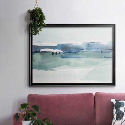 «Ultramarine Vista», toile tendue avec châssis en I