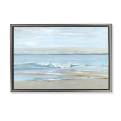«Restless Beach Waves Abstraction»