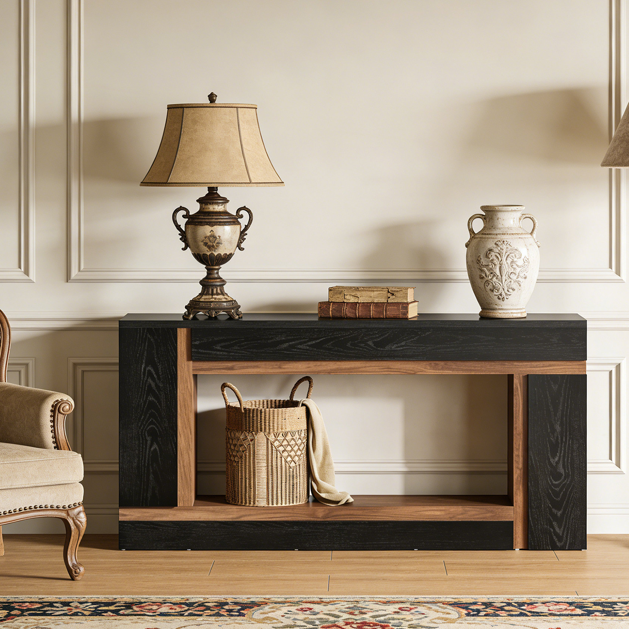 Latitude Run® American Vintage Solid Wood Console Table - Wayfair Canada