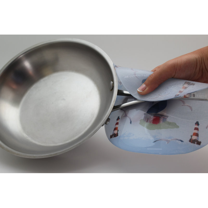 Silicone Round 1 Piece Trivet, 0.125" H x 10" W x 10" D