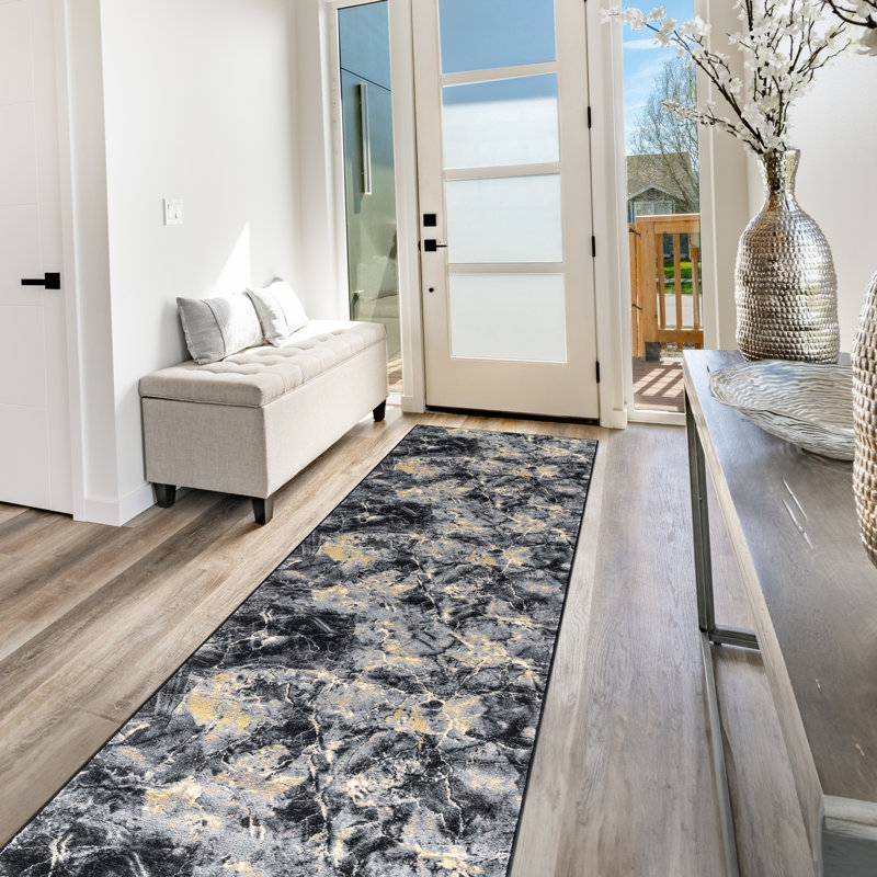Deontray Solid Colour Indoor / Outdoor Area Rug, Runner 80 x 300 cm