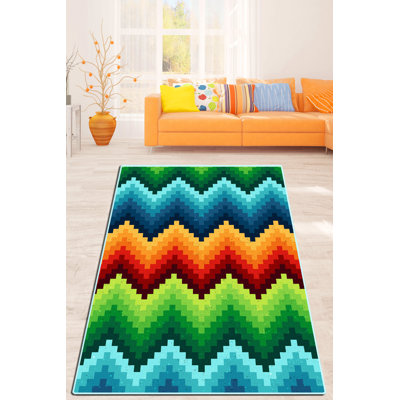 High-Quality Hall Carpet, 31.5 x 39.4 inches | 100% Polyester, Total Thickness: 0.39 inches | Antibacterial, Non-Slip Underside, Machine Washable | Perfect for Living Room & Entryway Décor