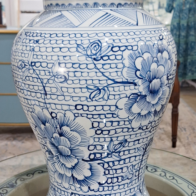 Handmade Porcelain Ginger Jar