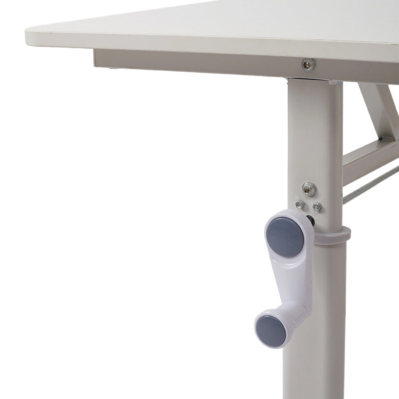 Adjustable Metal Base Computer Desk, 80cm W x 60cm D