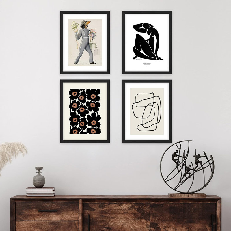 Décoration de salle de bain Matisse Nude Dancer, Noir