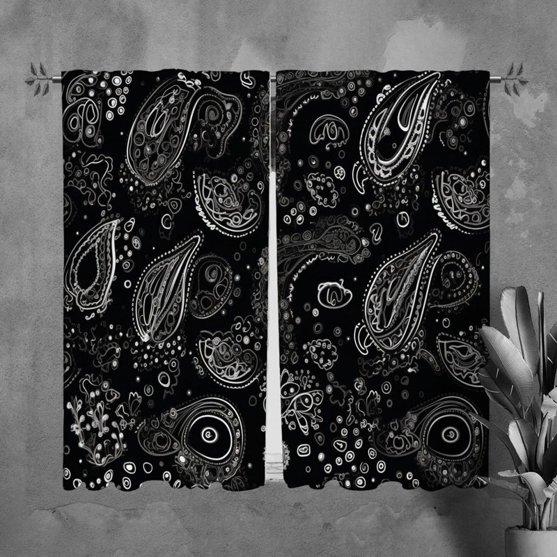 Sakena Room Darkening Curtain Pair, 20'' W x 61'' H