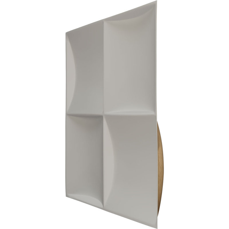 Panneau mural décoratif 3D EnduraWall de l 19 5/8 po x H 19 5/8 po, ruée vers l'or métallique (couvre 2,67 pieds carrés)