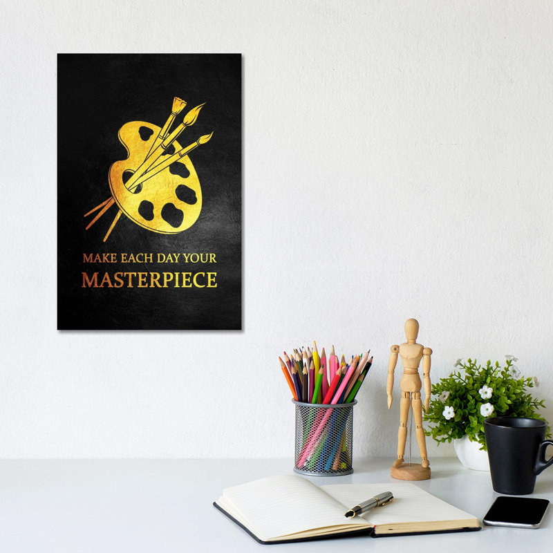Masterpiece - Life Is A Canvas by Adrian Baldovino - Wrapped Canvas Print, 20.32 cm H x 30.48 cm W