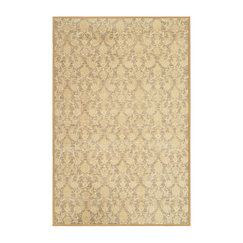 Tapis beige contemporain, Rectangle 8 pi x 12 pi