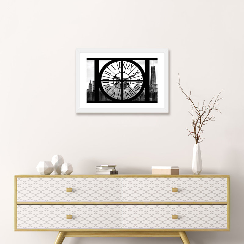 «Manhattan Buildings» par Philippe Hugonnard - reproduction de photo, H 16 po x l 24 po x P 1 po, Papier encadré blanc