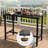 Counter Height 36.97'' Iron Bar Table-166947702-149996577