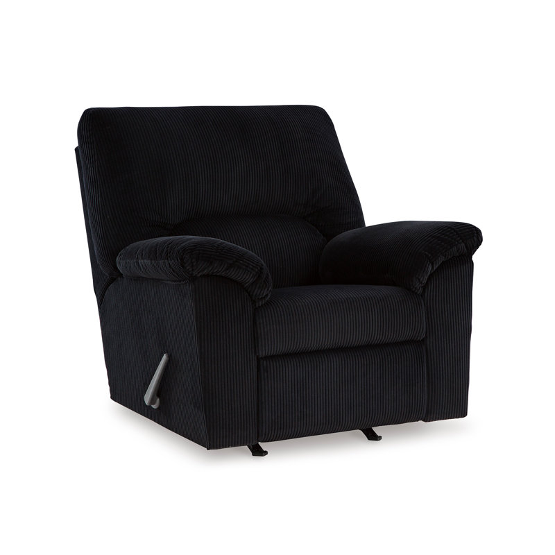 Fauteuil inclinable Castanon, Noir