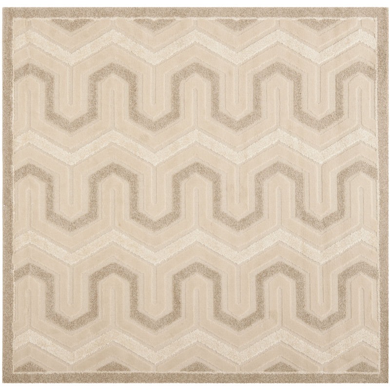 York Performance Geometric Rug, Square 6'