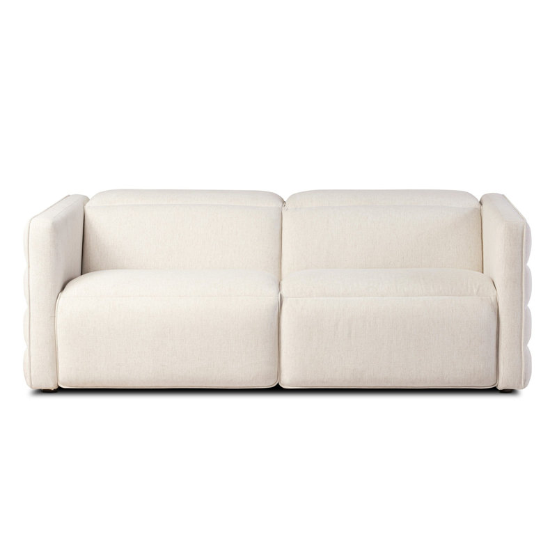 Upholstered 80.5 " Sectional Power Reclining